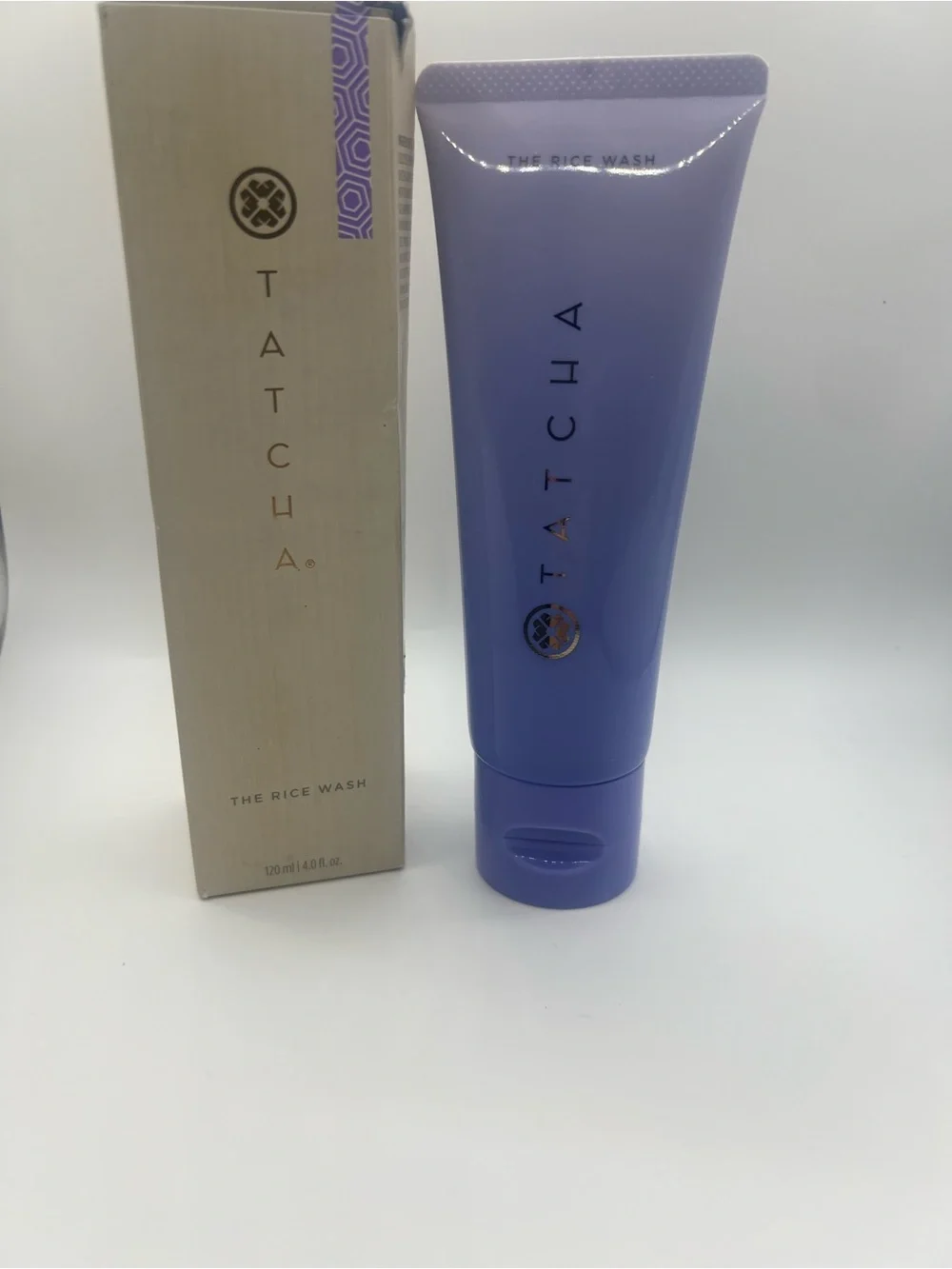 Tatcha Lavender Tube The Rice Wash Gentle Foaming Cleanser